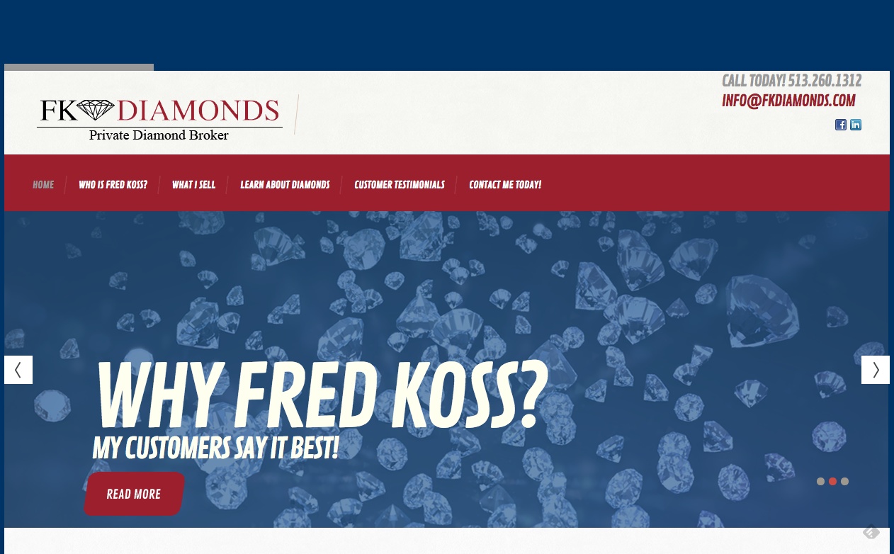 FK Diamonds Website Redesign