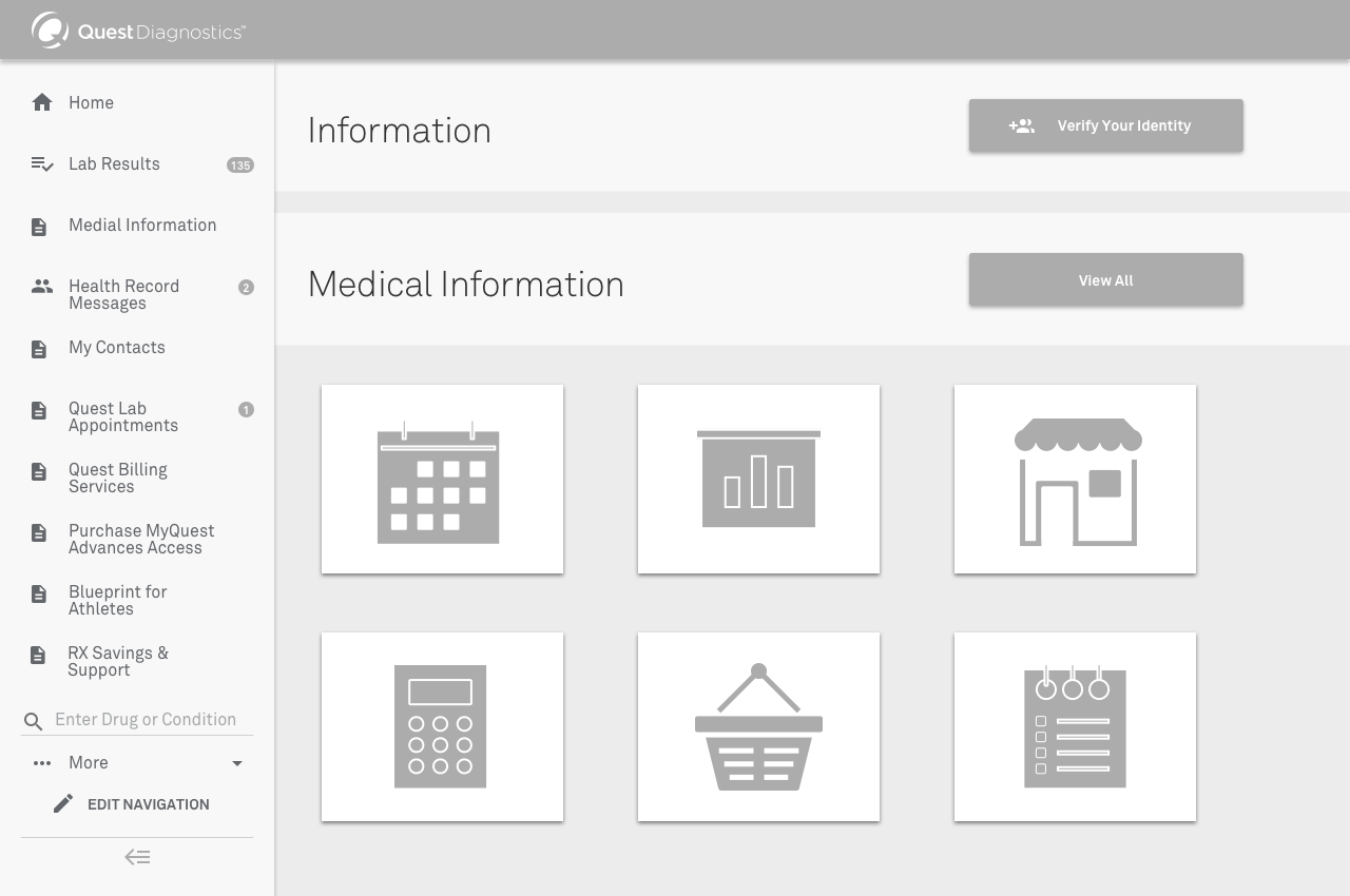 Wireframes Patient Portal Project